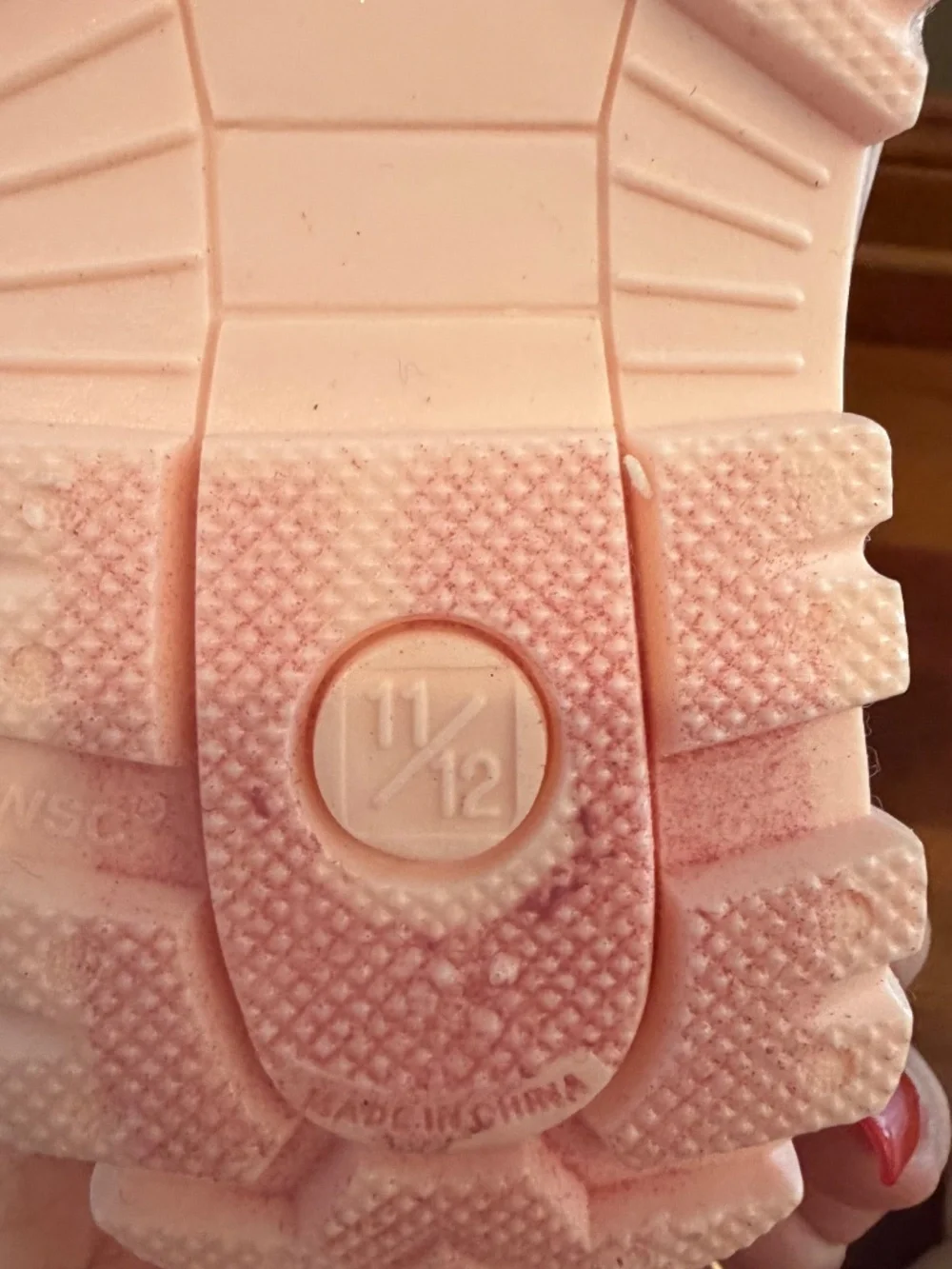 NWT Snow Boots Fleece Lined Pink Winter Water Resistant Kids, Size 11/12